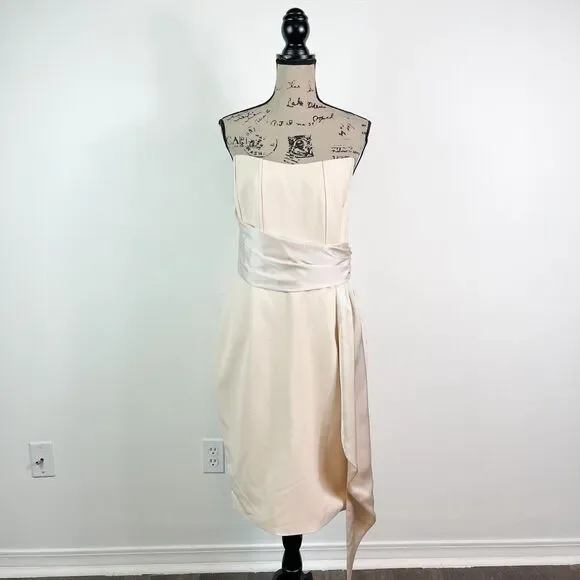 Lavish Alice NWOT Strapless Sheath Midi Dress Size 12 - Picture 2 of 5